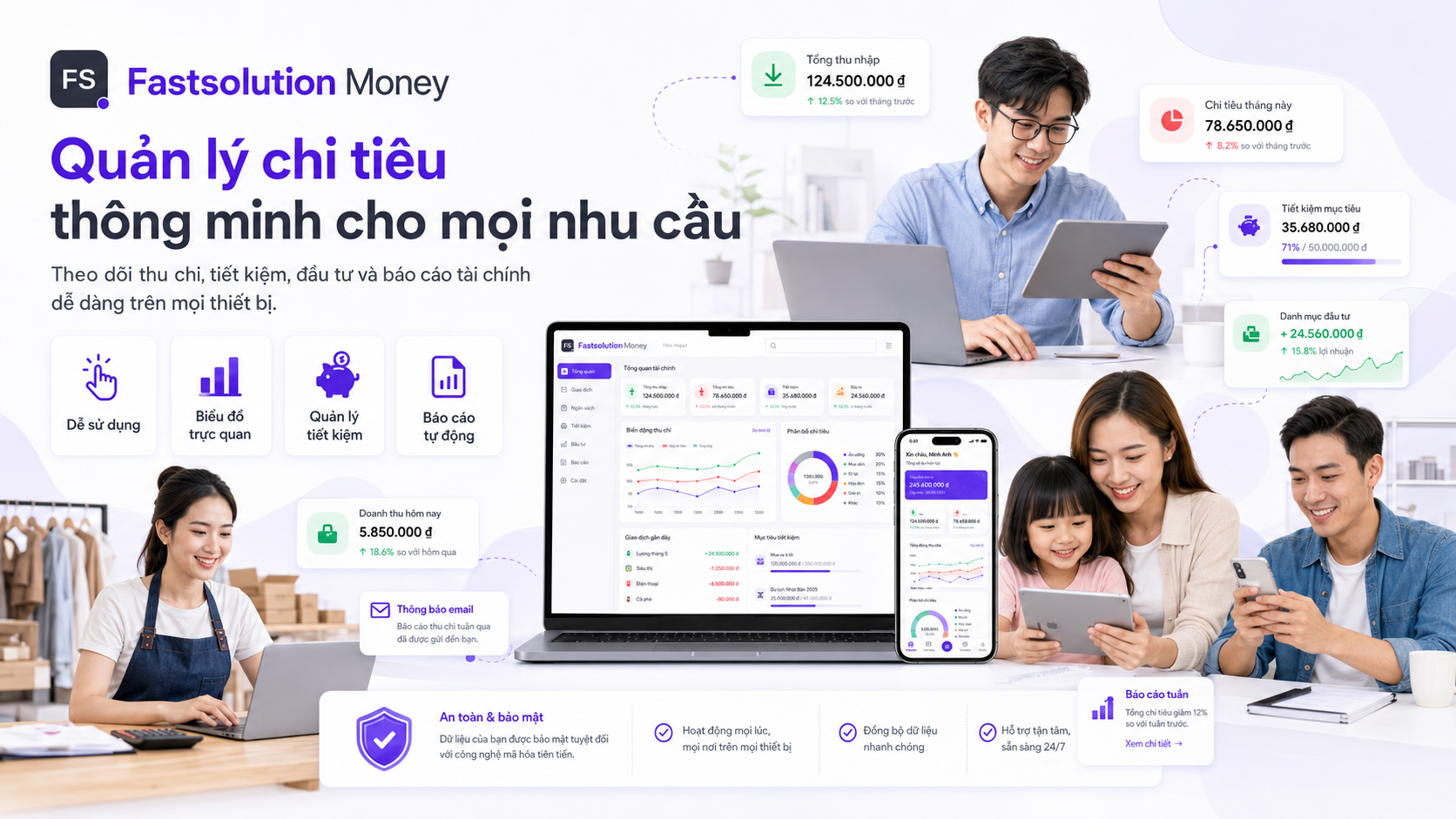 Bảng điều khiển giải pháp phần mềm
